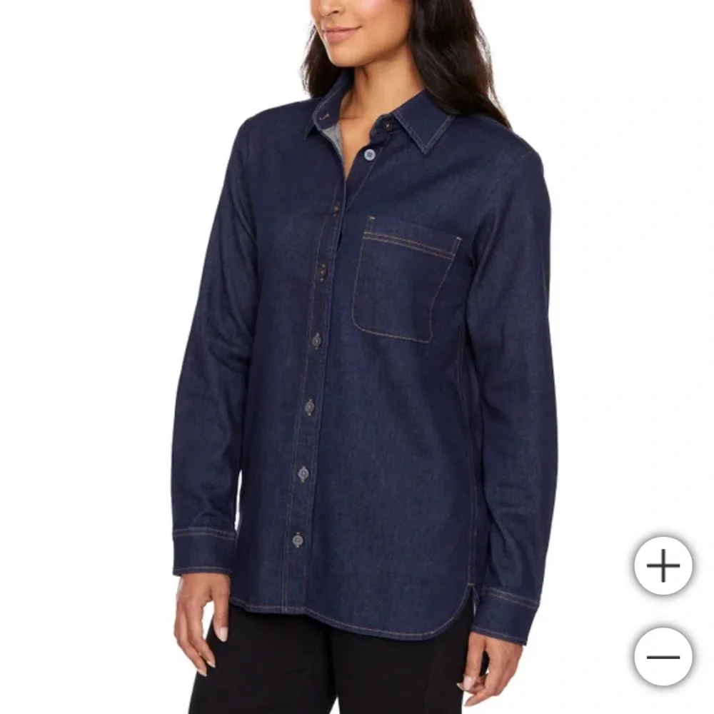 Buffalo Stretch Denim Shirt Blue - Picture 1 of 16